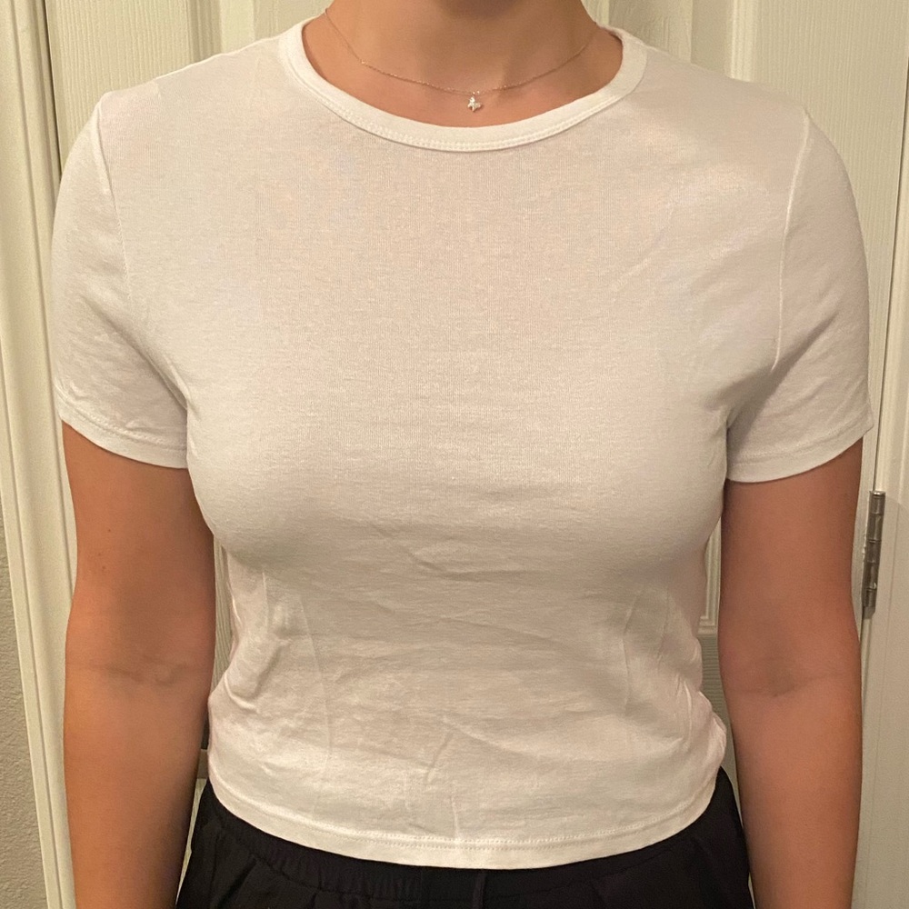 White Top shop basic Tee
